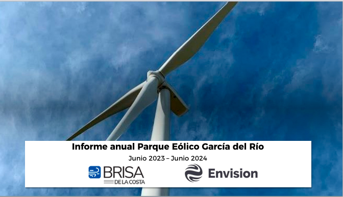 Informe anual Parque Eólico García del Río. Junio 2023-Junio 2024.