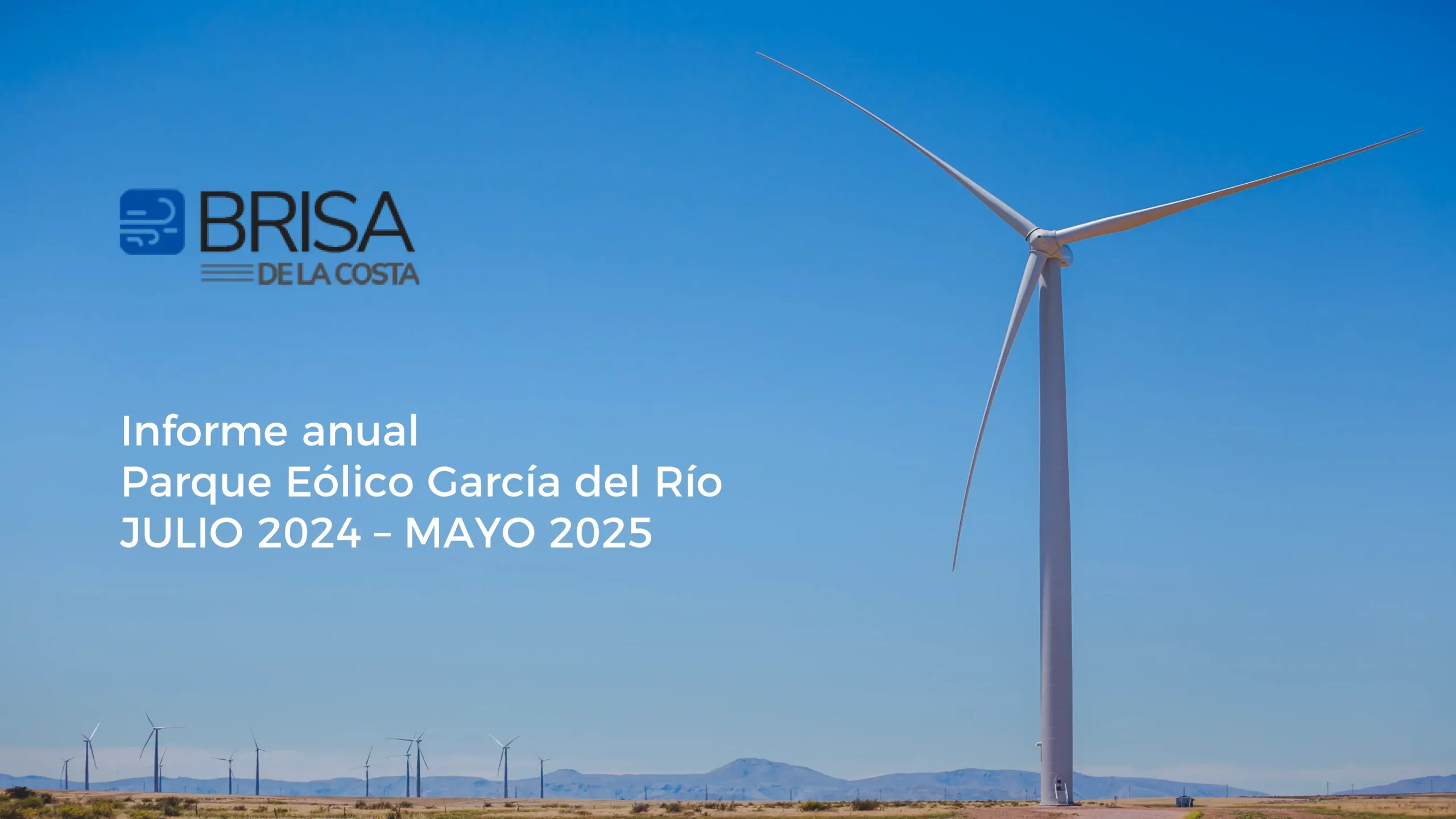 Informe anual Parque Eólico García del Río Julio 2024 – Mayo 2025.