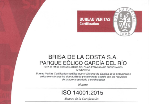 Certificado: AR-0240234 v01